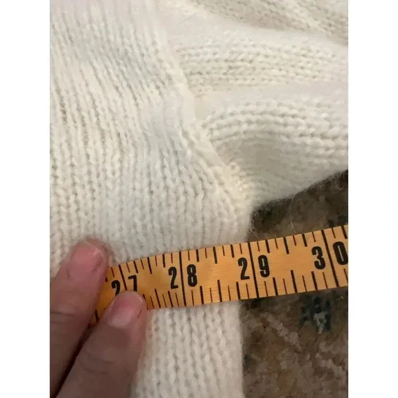 Jenni Kayne Natural alpaca wool Classic Sweater Size Large - Picture 11 of 13